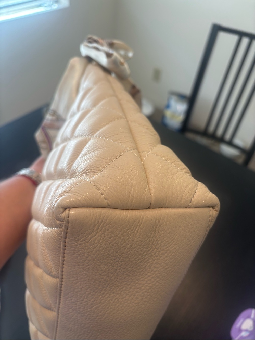 kate spade Quilted Neutral Beige Shoulder Hobo - Picture 10 of 11